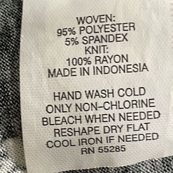 Express black and white floral mini dress.  Size S. - Picture 6 of 7